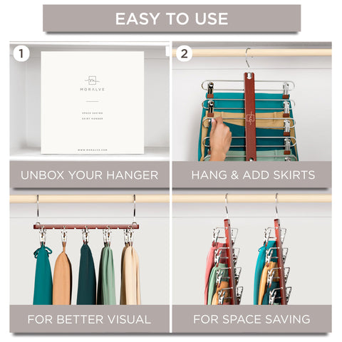 MORALVE ready-to-assemble design with simple setup instructions.
