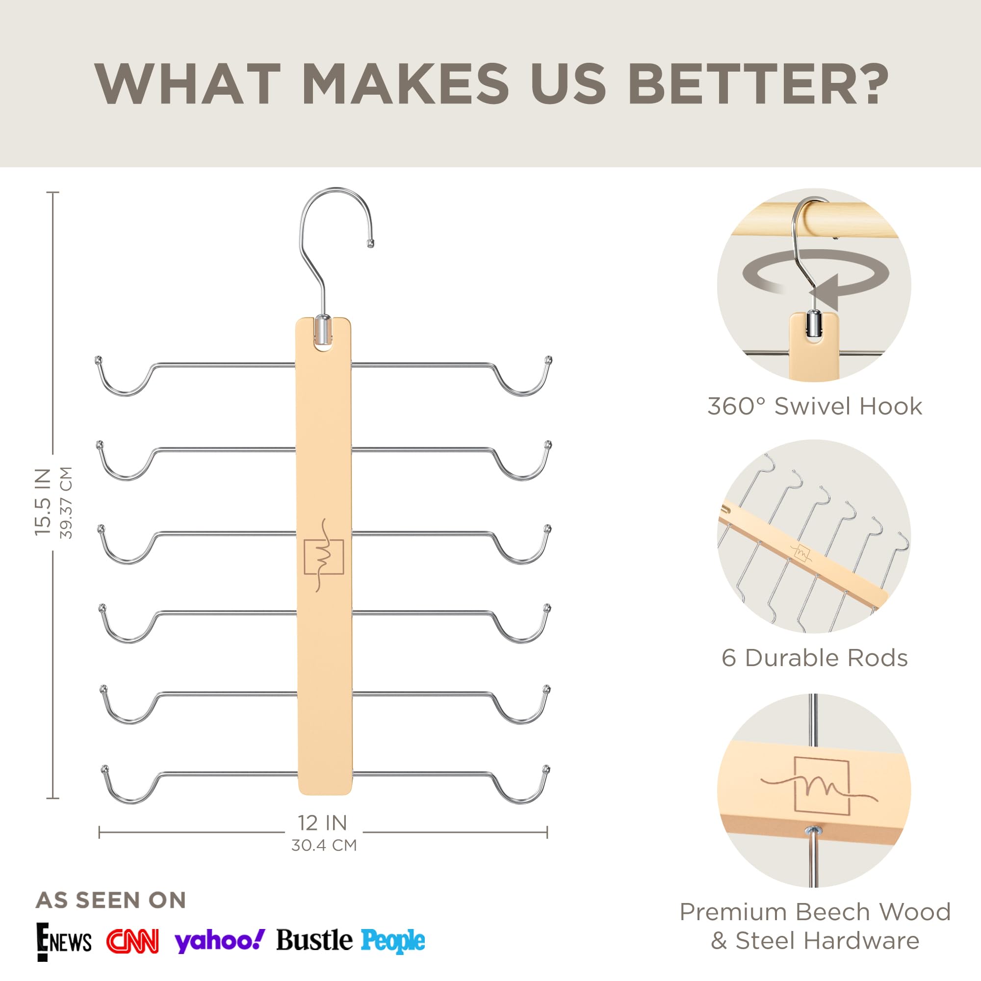 MORALVE space-saving closet hangers 2-pack ideal for compact wardrobes