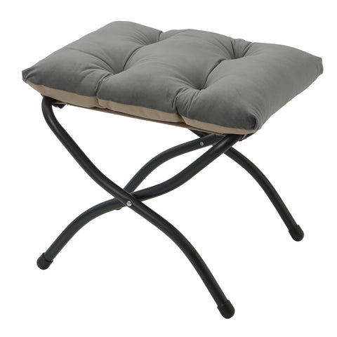 Mordchil HF 15-inch folding ottoman demonstrates space-saving footrest for small rooms
