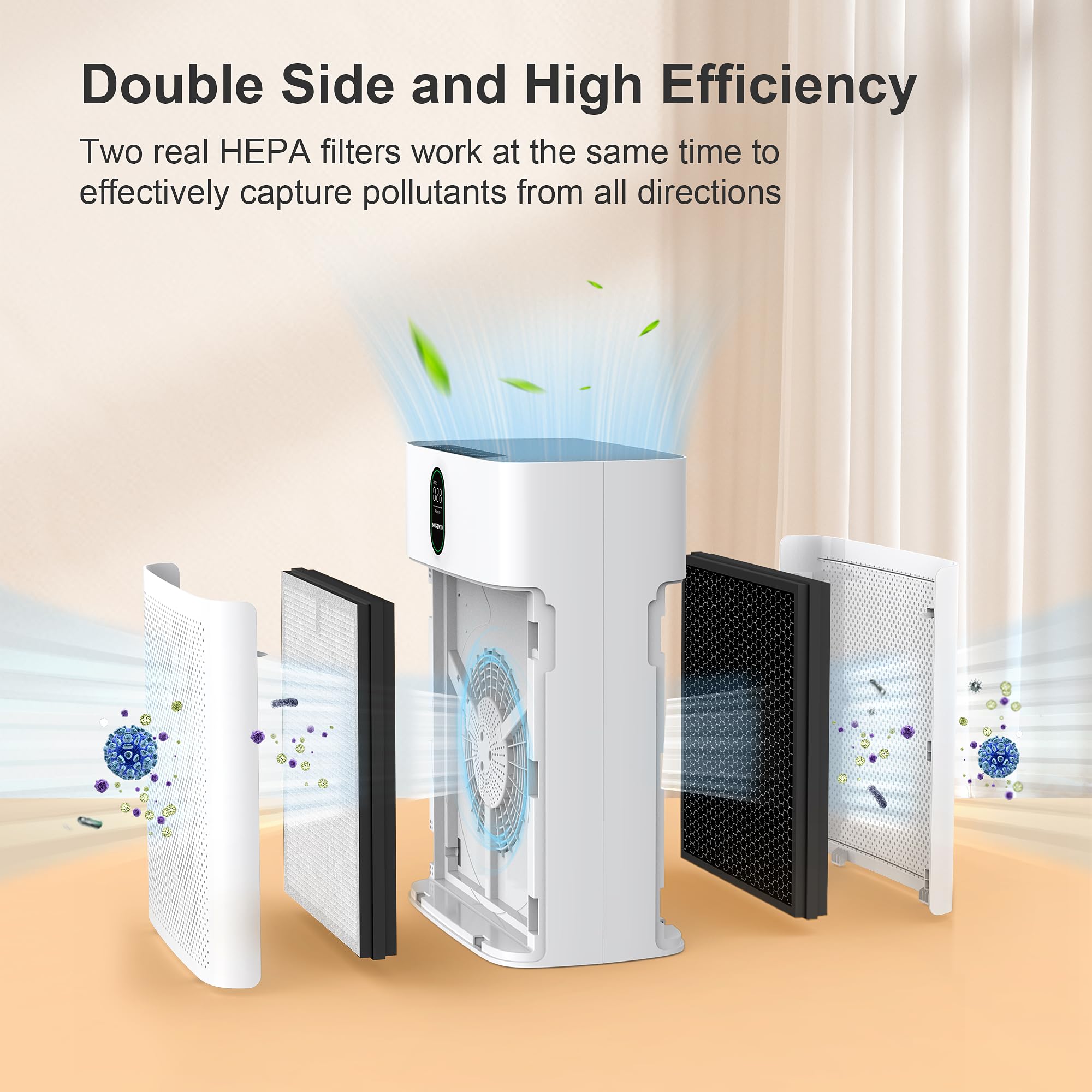 MORENTO HY4866 compatibility with HY4866 air purifier ensures a secure fit.