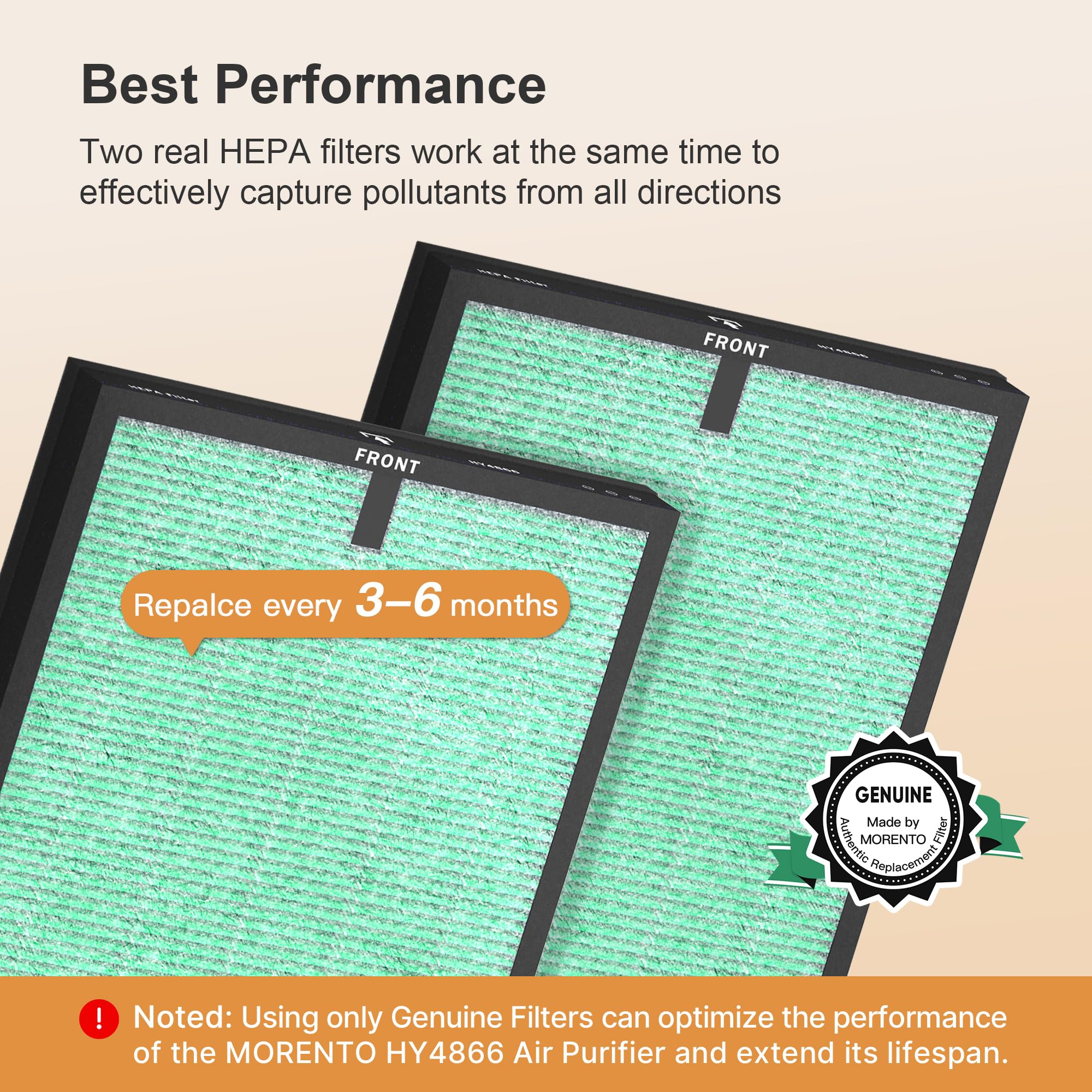 MORENTO HY4866 purified air demonstration highlighting pet-friendly environment
