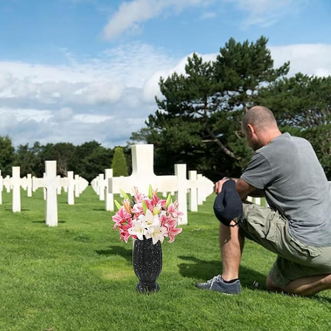 Moriahan cemetery vase as a thoughtful memorial gift