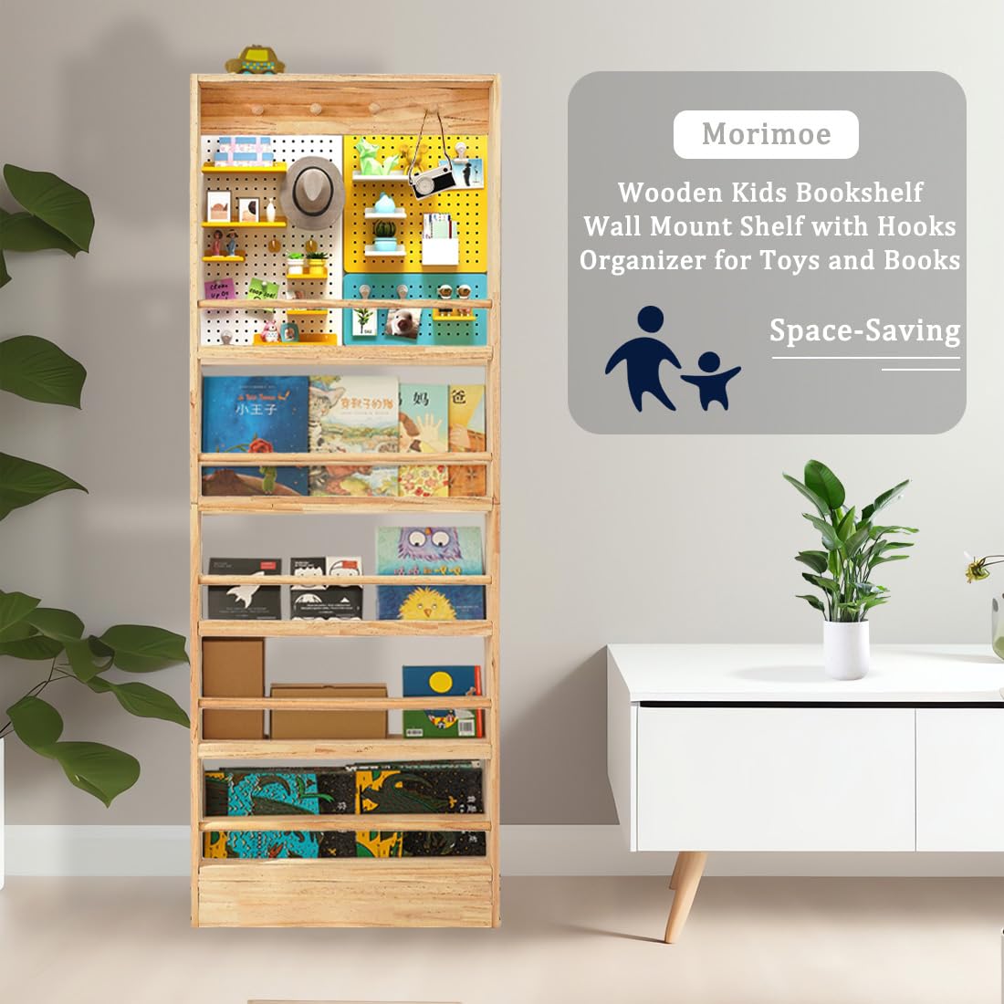 Morimoe back design fits close to walls and skirting boards.