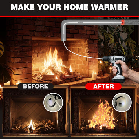 Morinoli chimney cleaning gloves for safer, firmer grip during cleanup