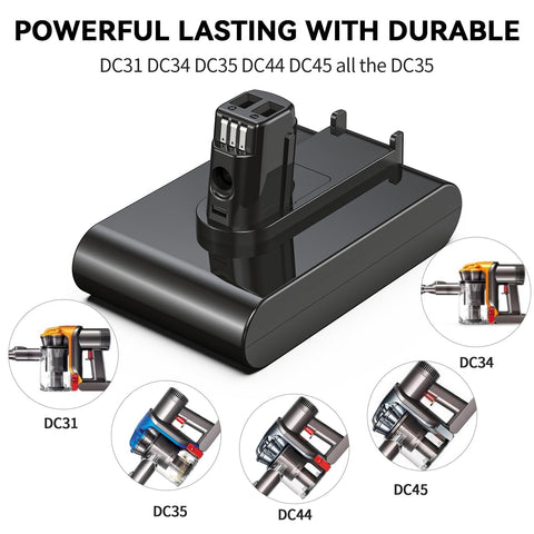 Morpilot DC31-compatible battery ready for easy plug-in replacement