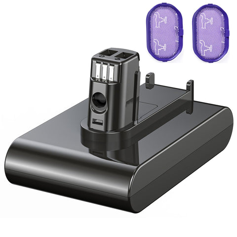 Morpilot DC35 replacement battery with 6500mAh capacity for longer cleaning sessions