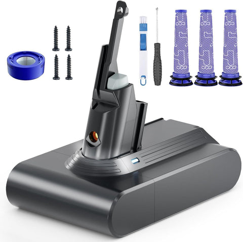 Morpilot Dyson V7 battery replacement packaging for quick upgrade