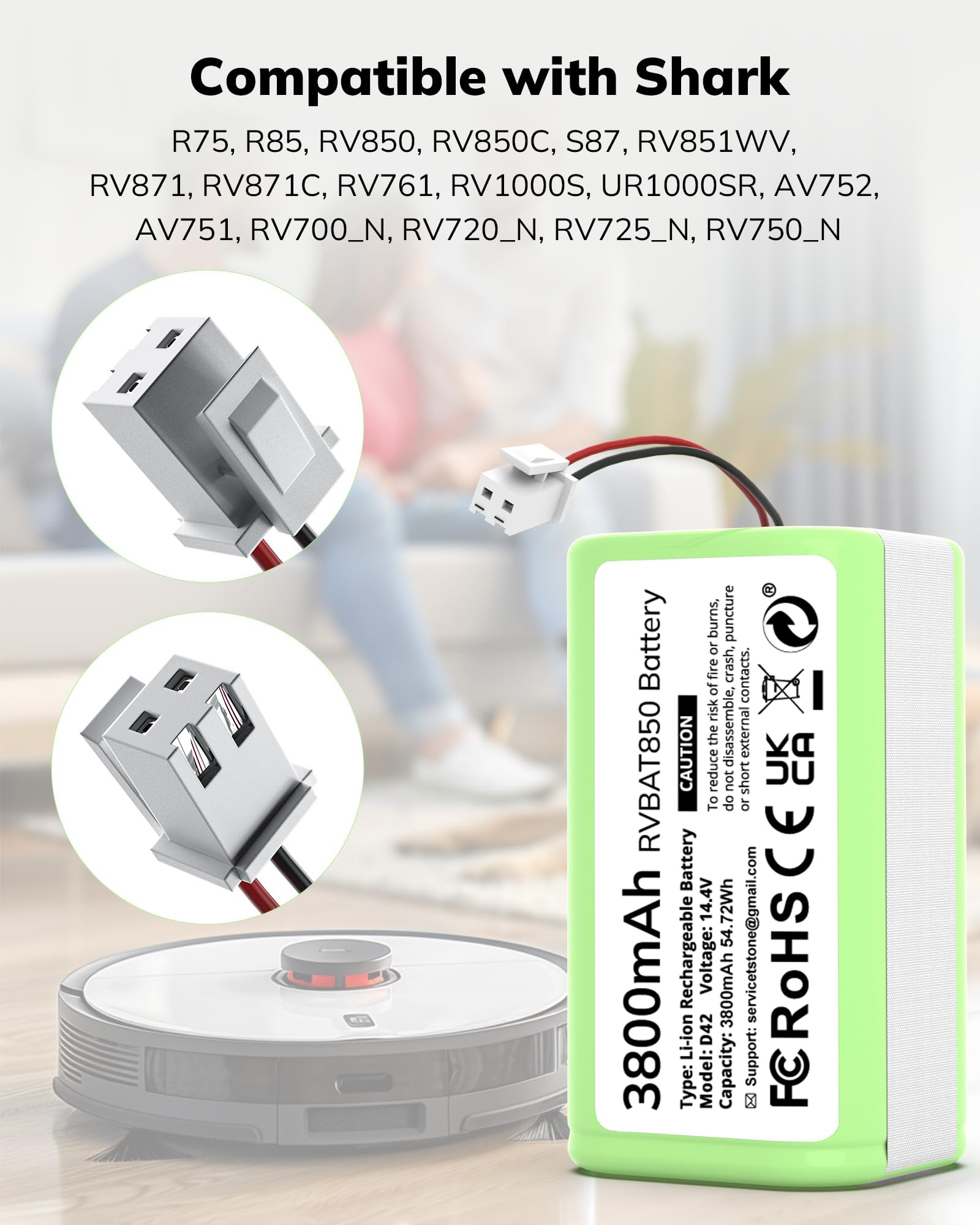 Easy installation steps for Morpilot RVBAT850 on Shark vacuums