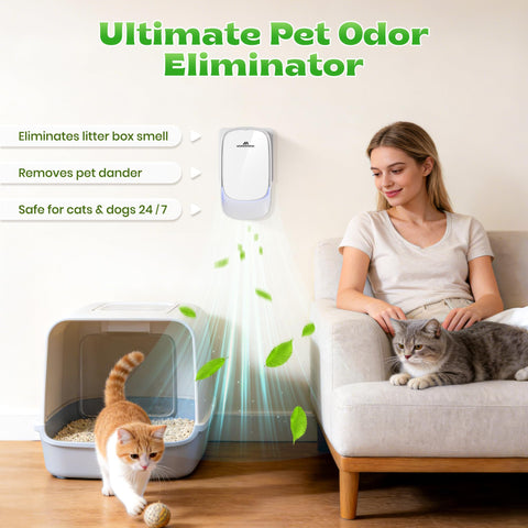 Morrerfresh Air Ionizers in bedroom delivering quiet air refreshment