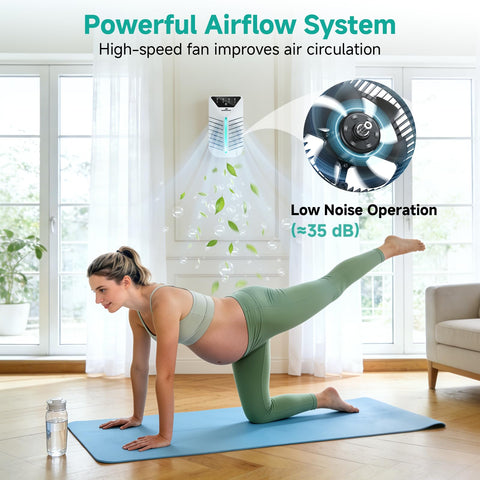Morrerfresh built-in-fan enhances airflow for faster odor control.