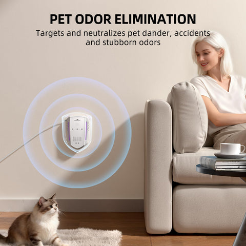 Morrerfresh pet odor purifier helps keep homes smelling fresh between cleanings.