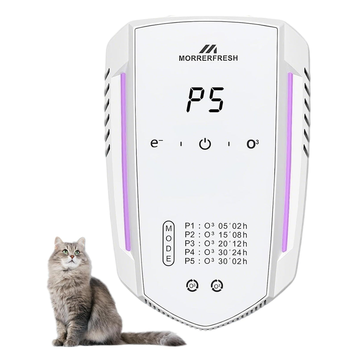 Morrerfresh plug-in odor eliminator neutralizes pet odors for a fresher room.