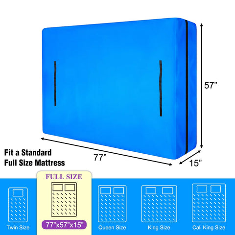 MorTime mattress bag with eight sturdy handles for easy lifting.