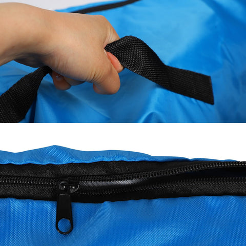 MorTime reusable mattress bag folds flat for easy storage.