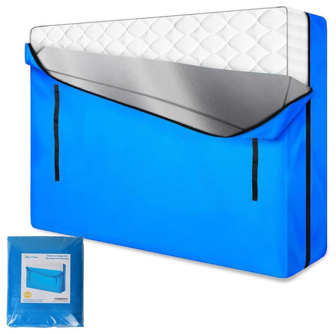 MorTime mattress bag with zipper closure protects against dust and stains.