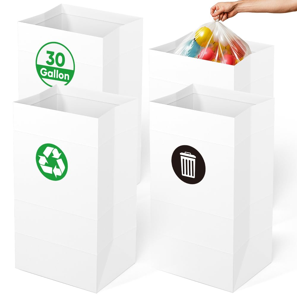 Moryimi party trash can self-standing design for quick setup and mess-free cleanup.