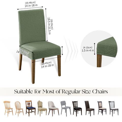 MOSAYT xl-fit stretch chair cover fits larger chairs for a tidy, uniform look.