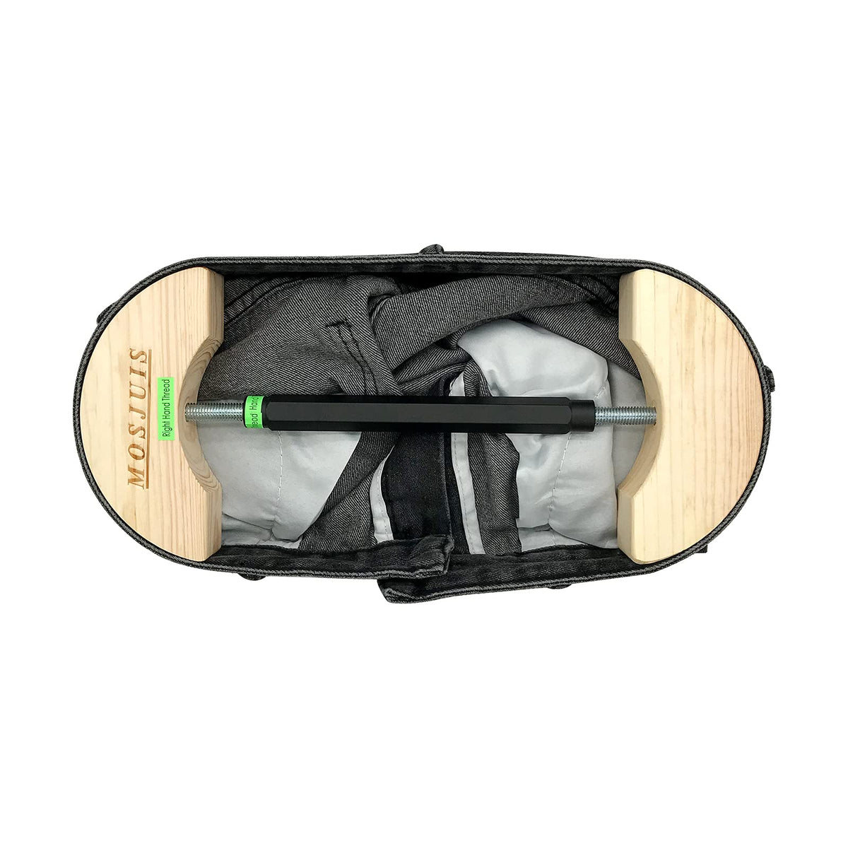 MOSJUIS pant stretcher 30-59 inch extends jeans waist for comfortable fit.