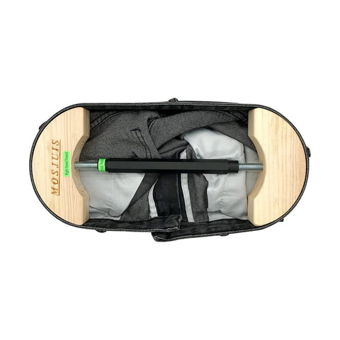 MOSJUIS pant stretcher 30-59 inch extends jeans waist for comfortable fit.