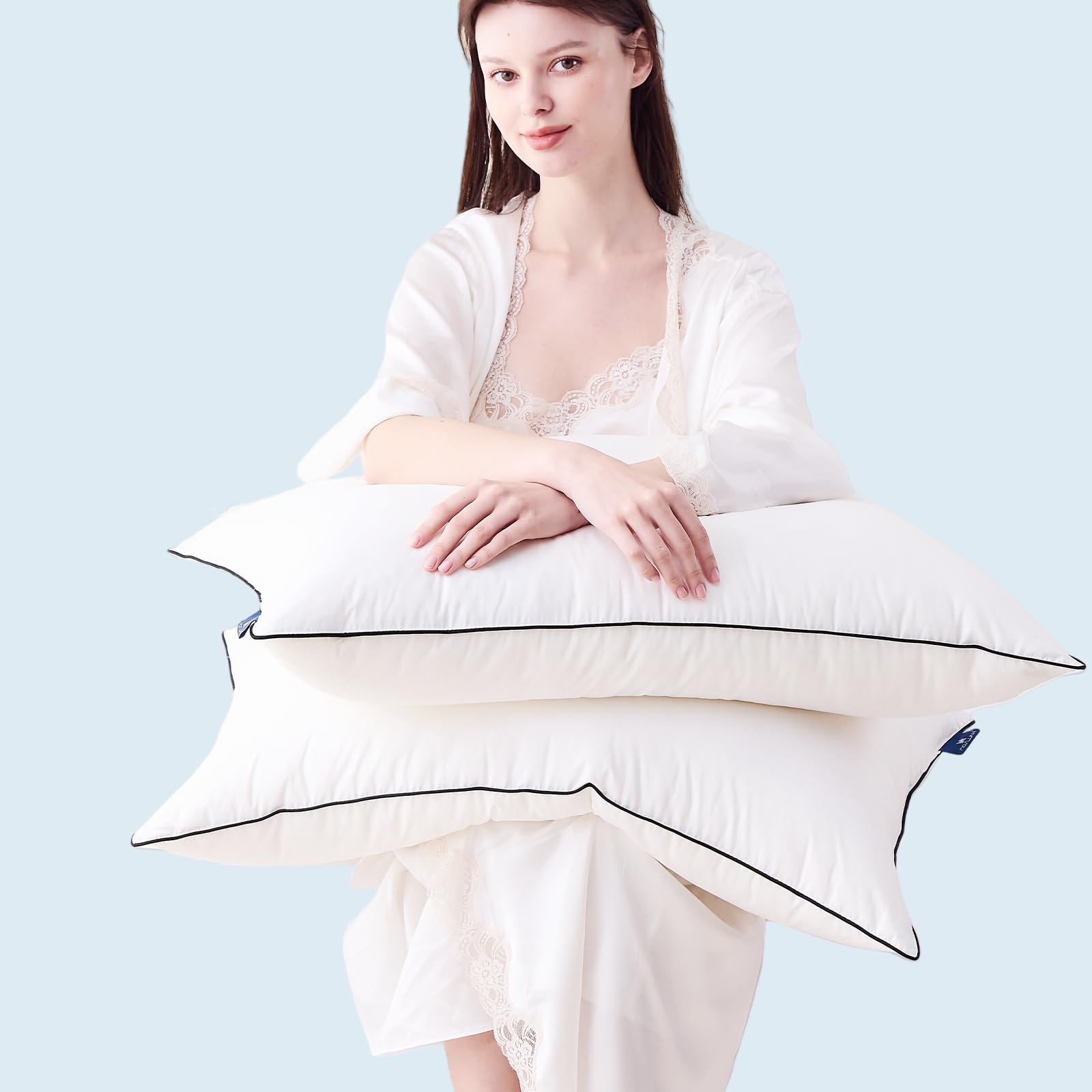 Mosluna layered filling diagram illustrating three-layer comfort design.