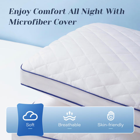 Mosluna OEKO-TEX certified pillow uses skin-friendly materials.