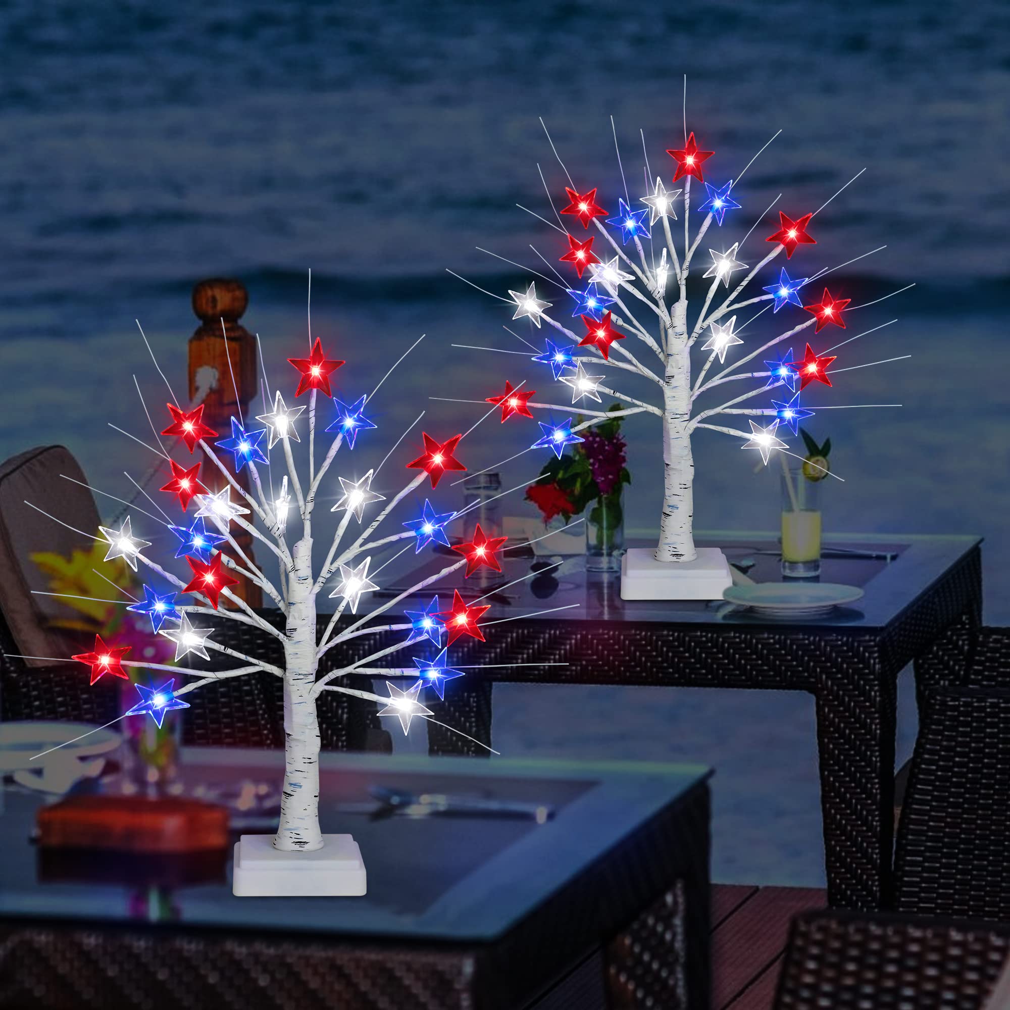 Mosoan compact tabletop decor lights ideal for parties and holidays