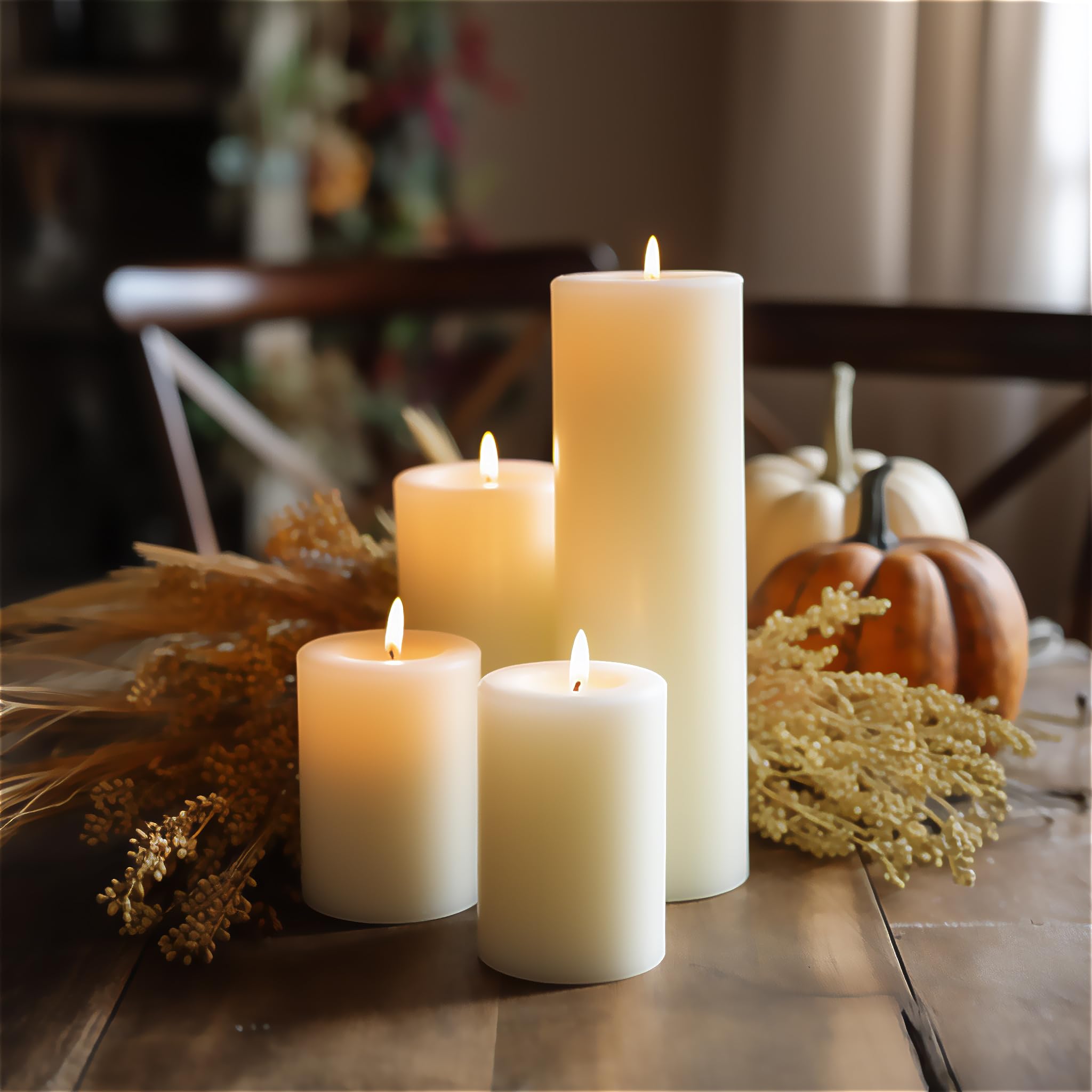MOSROAD 74-hour burn time candles ideal for long events and gatherings.