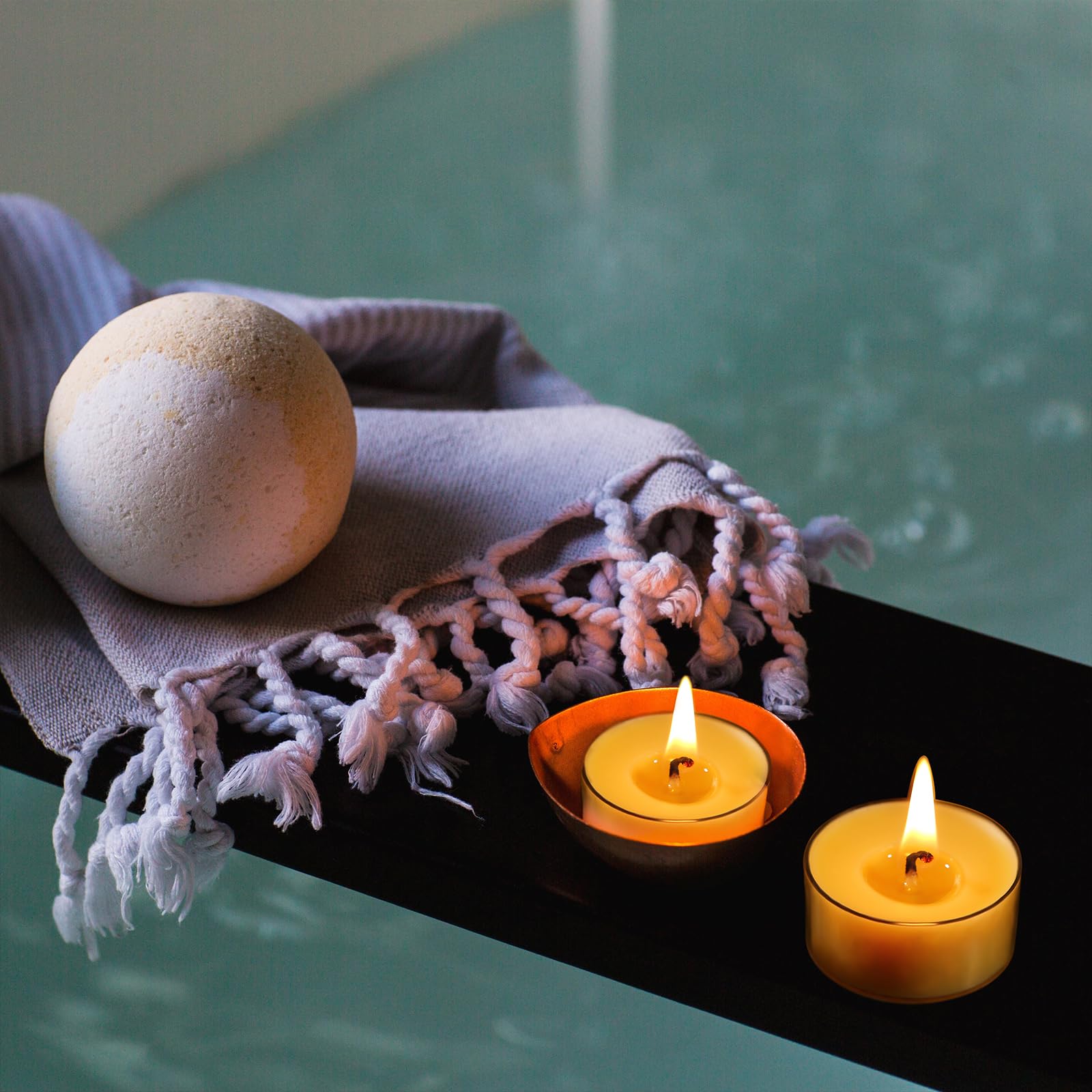 MOSROAD beeswax tealights packaged in a 150pcs gift box