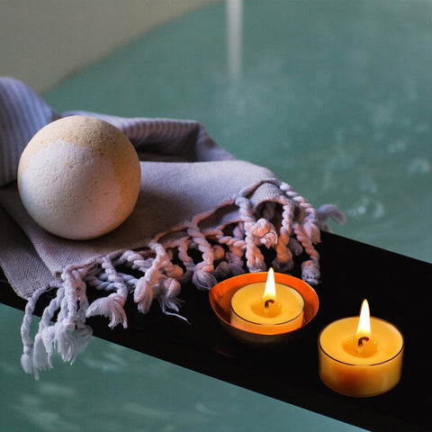 MOSROAD beeswax tealights packaged in a 150pcs gift box