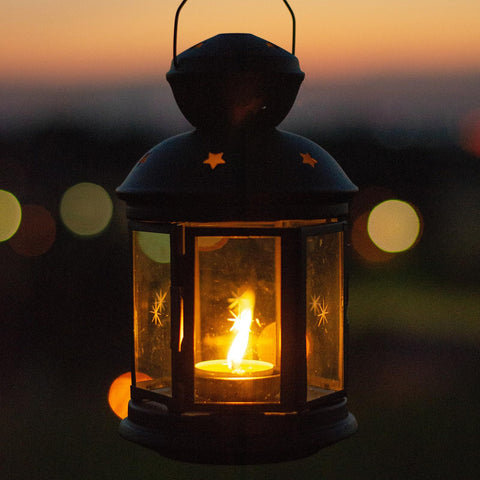 MOSROAD beeswax tealights in clear cups prevent wax drips