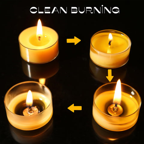 MOSROAD beeswax tealights ideal for weddings and home décor