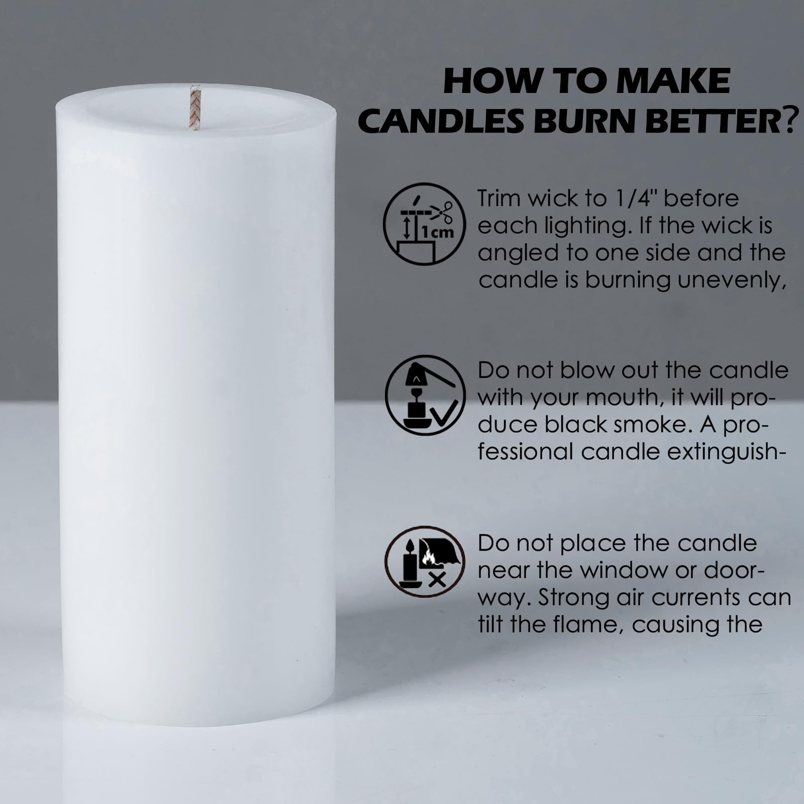 MOSROAD Christmas decor candle adds subtle glow.