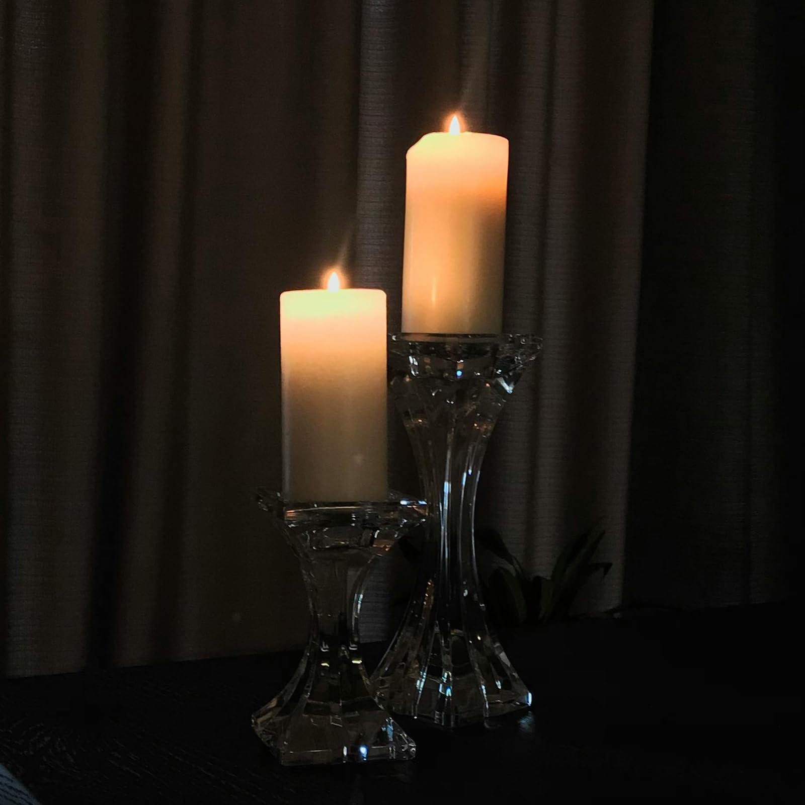MOSROAD dinner table candle centerpieces for warm atmosphere.