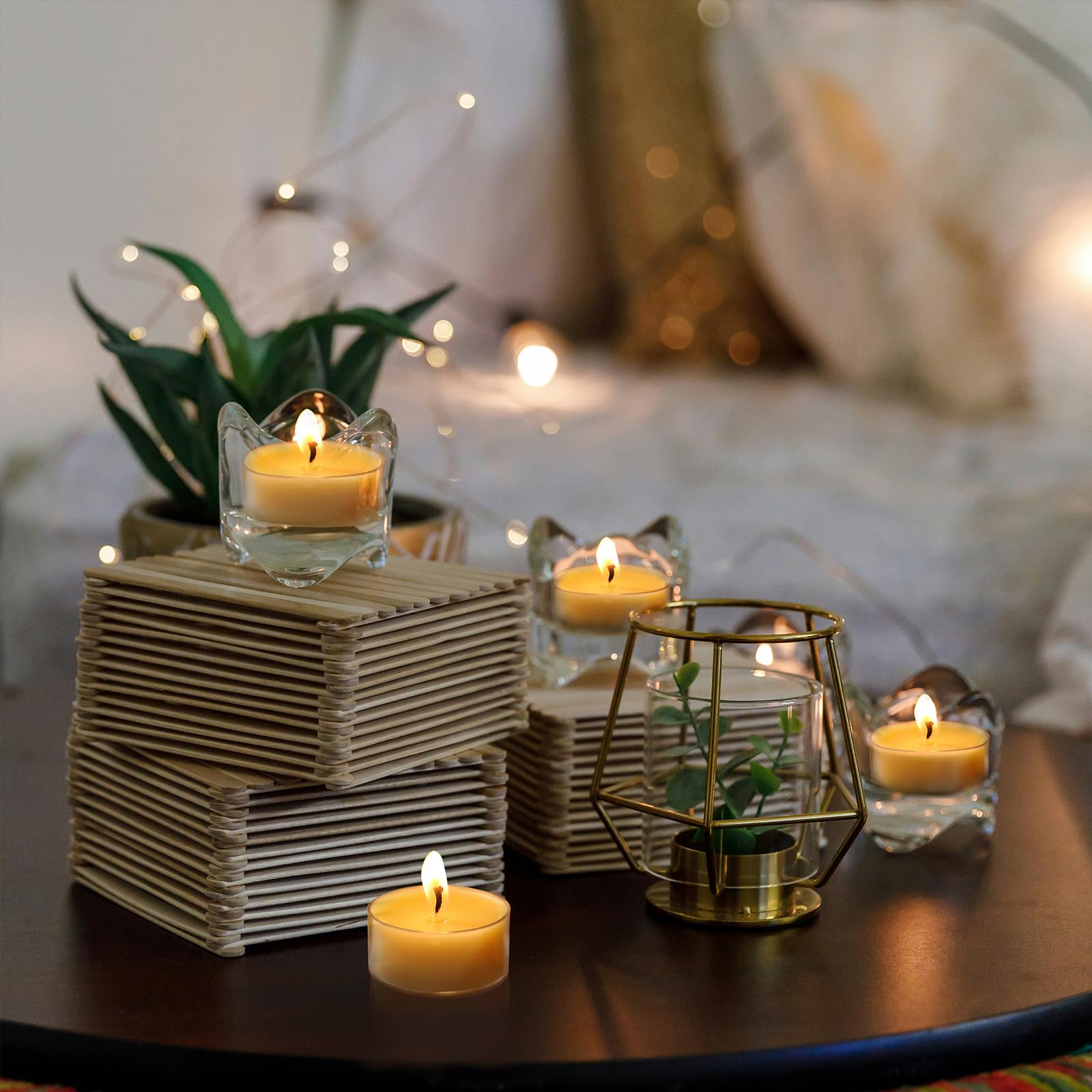 MOSROAD gift-boxed beeswax tealights perfect for gifting