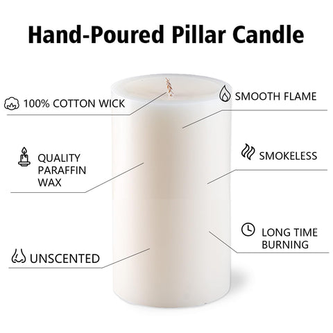 MOSROAD premium paraffin wax candles deliver steady, even burns.