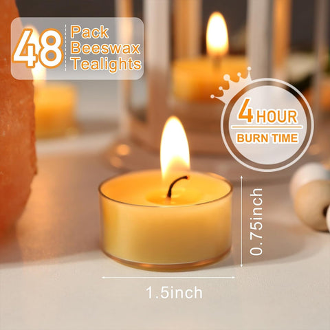 MOSROAD tealight candle with clear cup preventing drips during burn
