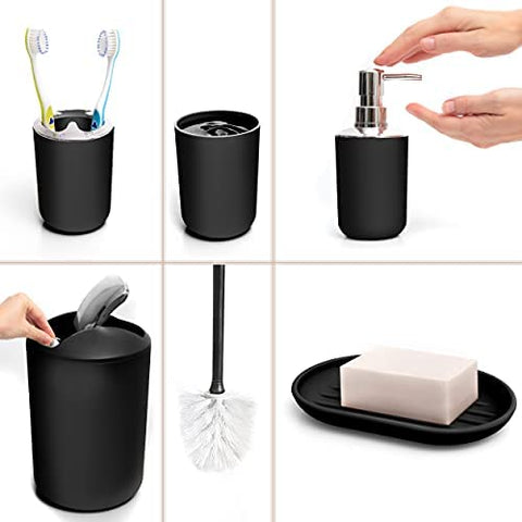 Moss & Stone toothbrush holder with hygienic separation for multiple brushes.