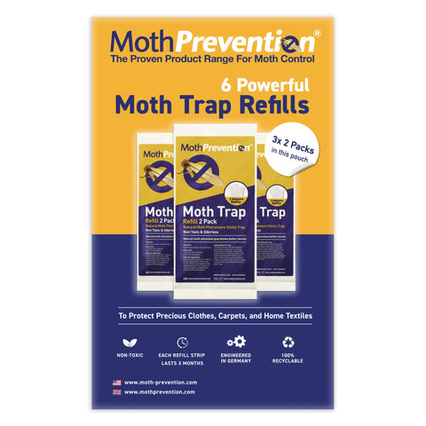 MothPrevention trap refill strip is safe around pets and children in homes