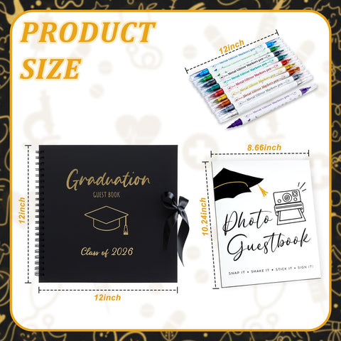 MotiMind scrapbook with black pages and thick kraft paper for bold signatures.