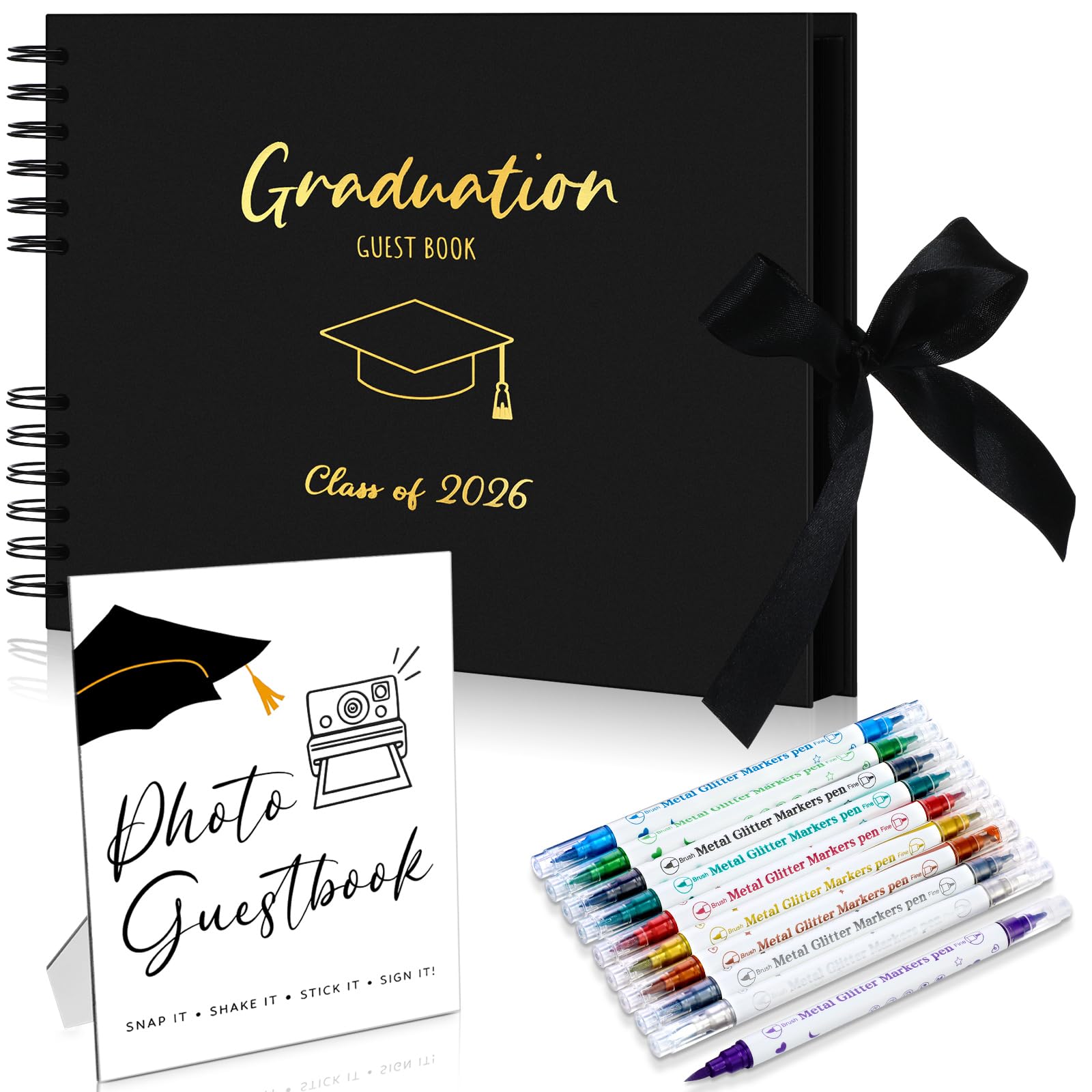 MotiMind graduation guest book cover for a stylish keepsake