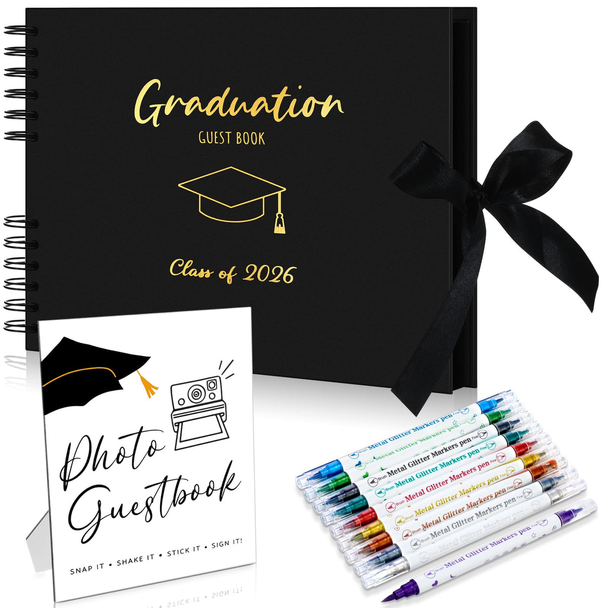 MotiMind graduation guest book cover for a stylish keepsake