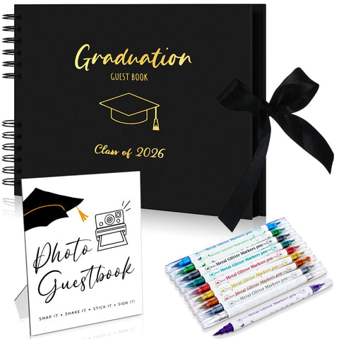 MotiMind graduation guest book cover for a stylish keepsake