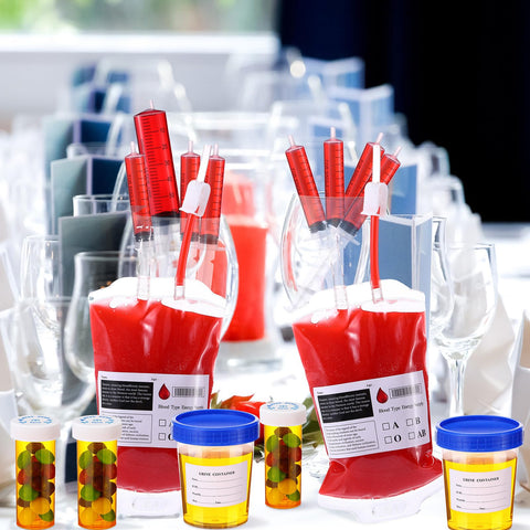 Motionchic 120ml urine cups used as playful juice samples