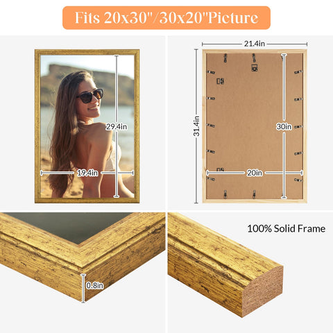 MOUDAMION distressed gold finish adds rustic charm to any room