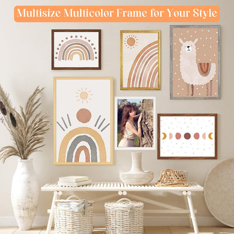 MOUDAMION horizontal display frame showing landscape orientation on wall
