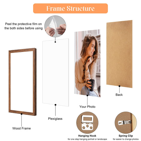 MOUDAMION wall-mount hardware options for secure hanging.