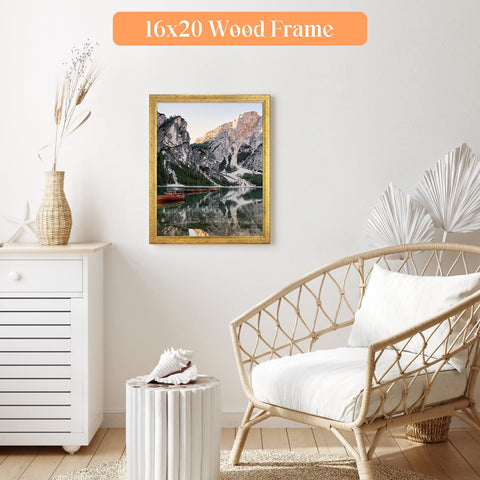 MOUDAMION frame with clear plexiglass protecting photos