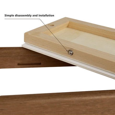 Moudra collage frame table top display setup for versatile placement.