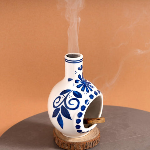 MOUGIGI Palo Santo Holder ash-catching lip for easy cleanup
