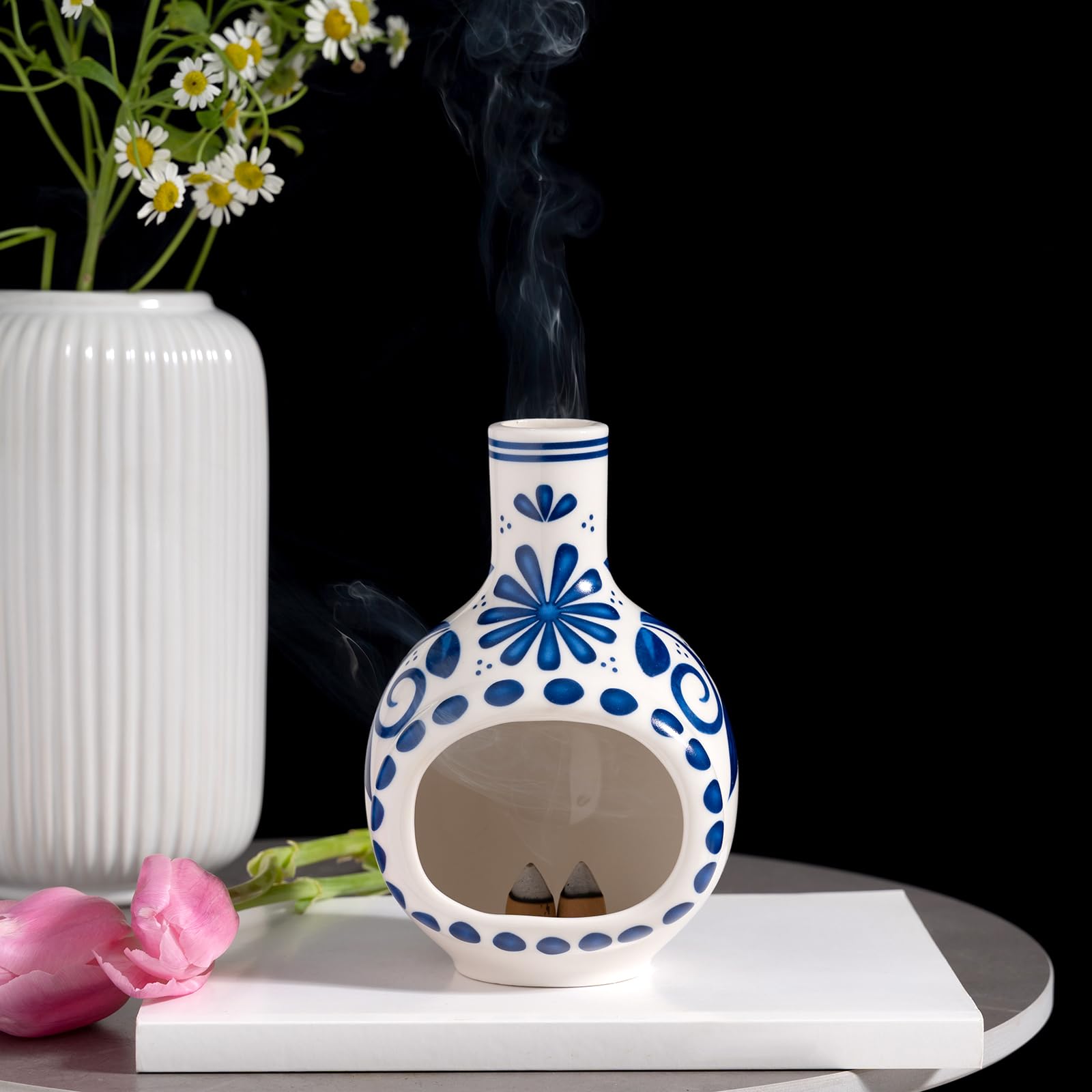 MOUGIGI Palo Santo Holder durable ceramic withstands frequent use